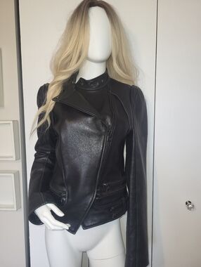 Rudsak Black Leather Moto Jacket